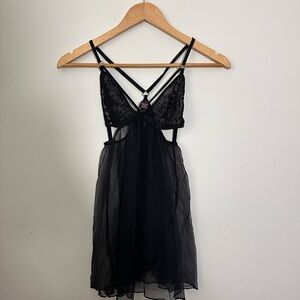 Black Lace Strappy lingerie